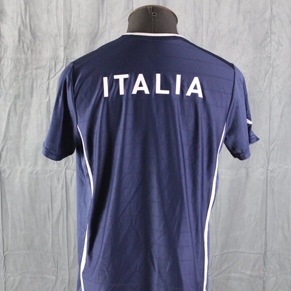 Team Italy Jersey (Retro) - 2012 Warm Up Jersey by Puma - Men's Large - Picture 5 of 9